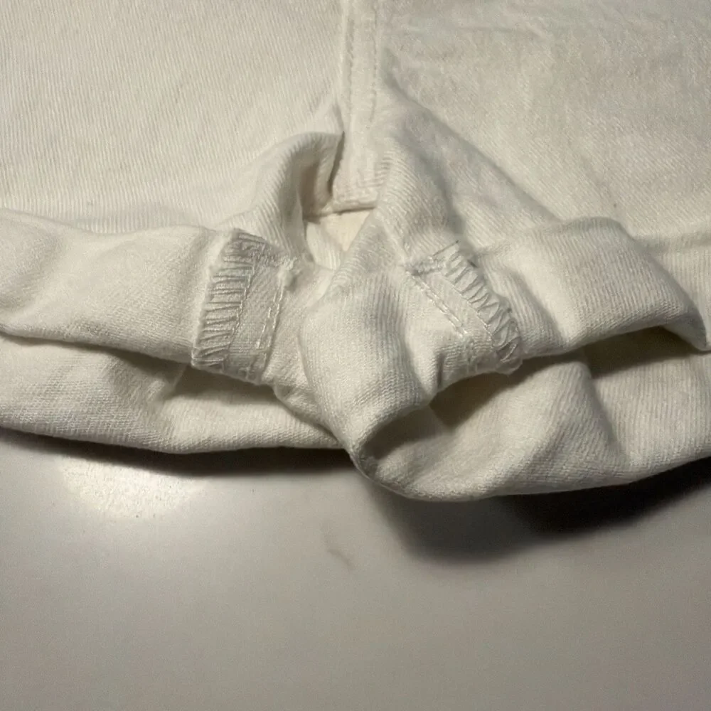 TGLA Youth Denim Cuffed White Jean Shorts Size Youth 14